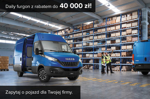 Daily furgon z rabatem do 40 000 zł!